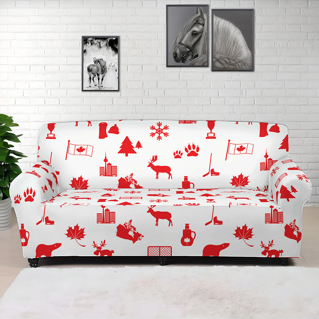 Canada Country Pattern Print Sofa Cover