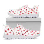Canada Country Pattern Print White Sneakers