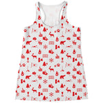 Canada Country Pattern Print Women's Racerback Tank Top