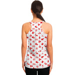 Canada Country Pattern Print Women's Racerback Tank Top