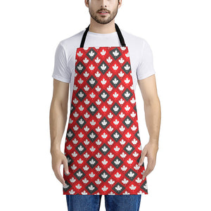 Canada Maple Leaf Pattern Print Apron