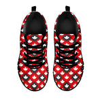 Canada Maple Leaf Pattern Print Black Sneakers