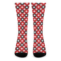Canada Maple Leaf Pattern Print Crew Socks