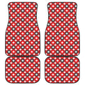 Canada Maple Leaf Pattern Print Front and Back Car Floor Mats