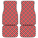 Canada Maple Leaf Pattern Print Front and Back Car Floor Mats