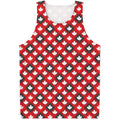 Canada Maple Leaf Pattern Print Men's Tank Top