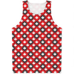Canada Maple Leaf Pattern Print Men's Tank Top