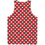 Canada Maple Leaf Pattern Print Men's Tank Top