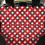 Canada Maple Leaf Pattern Print Pet Car Back Seat Cover