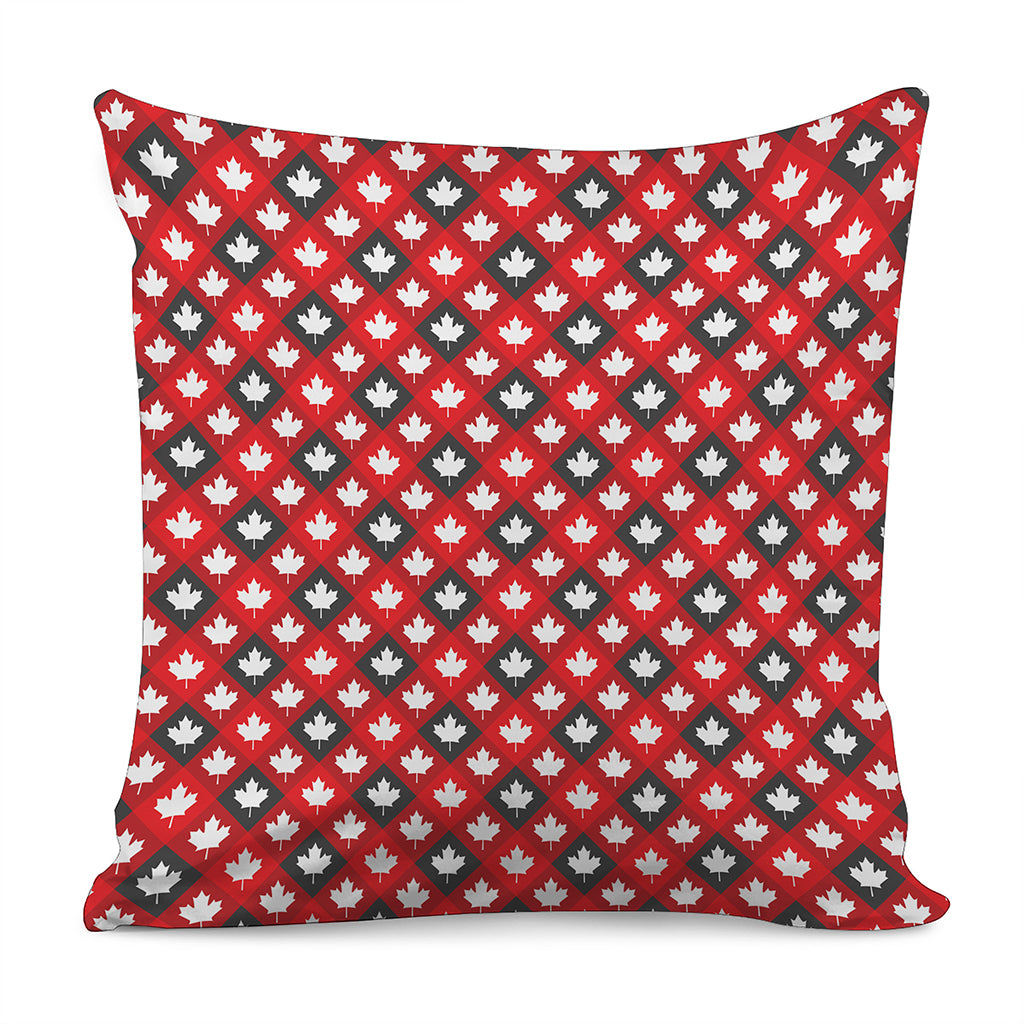 Canada Maple Leaf Pattern Print Pillow Cover