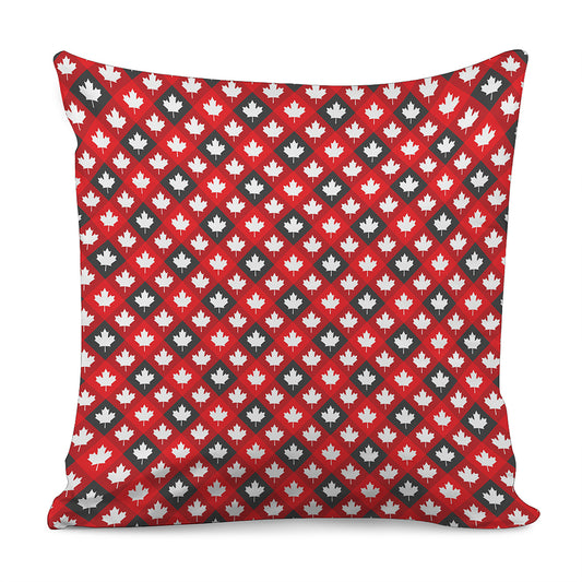 Canada Maple Leaf Pattern Print Pillow Cover