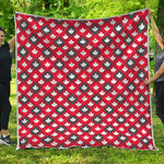 Canada Maple Leaf Pattern Print Quilt