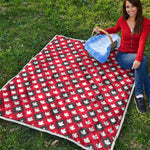 Canada Maple Leaf Pattern Print Quilt