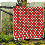 Canada Maple Leaf Pattern Print Quilt