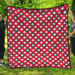 Canada Maple Leaf Pattern Print Quilt