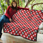 Canada Maple Leaf Pattern Print Quilt