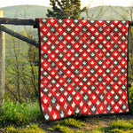 Canada Maple Leaf Pattern Print Quilt
