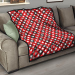 Canada Maple Leaf Pattern Print Quilt