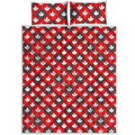 Canada Maple Leaf Pattern Print Quilt Bed Set