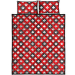Canada Maple Leaf Pattern Print Quilt Bed Set
