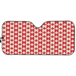 Canadian Maple Leaf Pattern Print Car Sun Shade