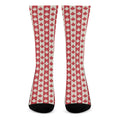Canadian Maple Leaf Pattern Print Crew Socks