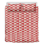 Canadian Maple Leaf Pattern Print Duvet Cover Bedding Set