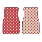 Canadian Maple Leaf Pattern Print Front Car Floor Mats