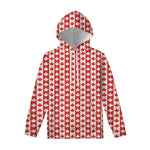 Canadian Maple Leaf Pattern Print Pullover Hoodie
