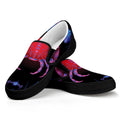 Cancer And Astrological Signs Print Black Slip On Sneakers