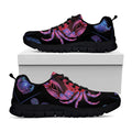 Cancer And Astrological Signs Print Black Running Shoes