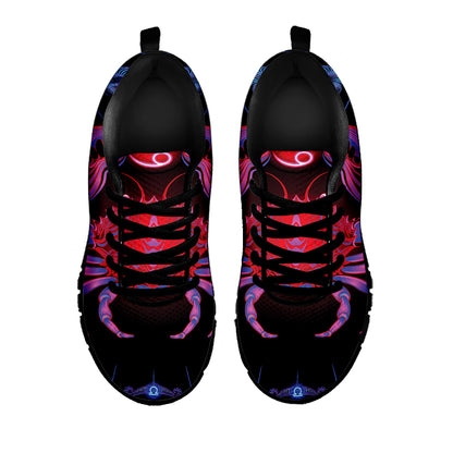 Cancer And Astrological Signs Print Black Sneakers