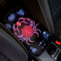 Cancer And Astrological Signs Print Car Center Console Cover
