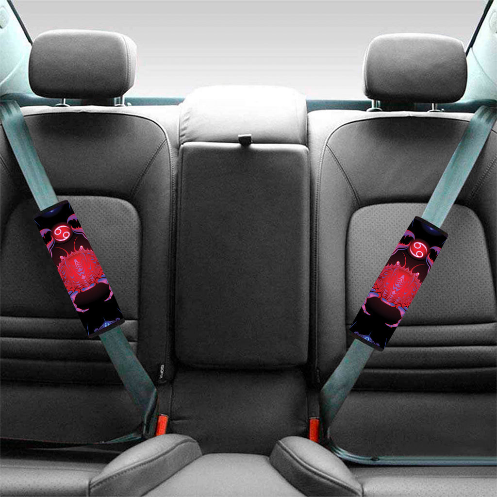 Cancer And Astrological Signs Print Car Seat Belt Covers