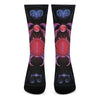 Cancer And Astrological Signs Print Crew Socks