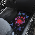Cancer And Astrological Signs Print Front and Back Car Floor Mats