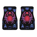 Cancer And Astrological Signs Print Front Car Floor Mats