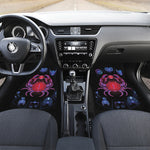 Cancer And Astrological Signs Print Front Car Floor Mats