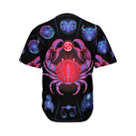 Cancer And Astrological Signs Print Men's Baseball Jersey