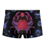 Cancer And Astrological Signs Print Men's Boxer Briefs