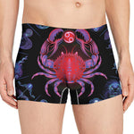 Cancer And Astrological Signs Print Men's Boxer Briefs
