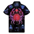Cancer And Astrological Signs Print Men's Short Sleeve Shirt
