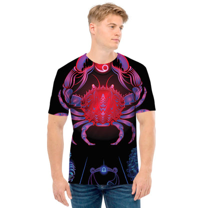 Cancer And Astrological Signs Print Men's T-Shirt