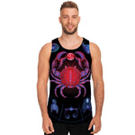 Cancer And Astrological Signs Print Men's Tank Top