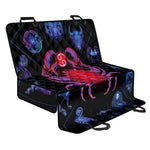 Cancer And Astrological Signs Print Pet Car Back Seat Cover
