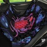 Cancer And Astrological Signs Print Pet Car Back Seat Cover