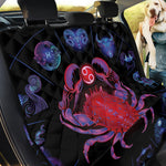 Cancer And Astrological Signs Print Pet Car Back Seat Cover