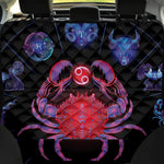 Cancer And Astrological Signs Print Pet Car Back Seat Cover