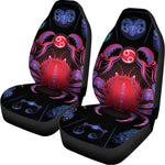 Cancer And Astrological Signs Print Universal Fit Car Seat Covers