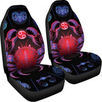 Cancer And Astrological Signs Print Universal Fit Car Seat Covers